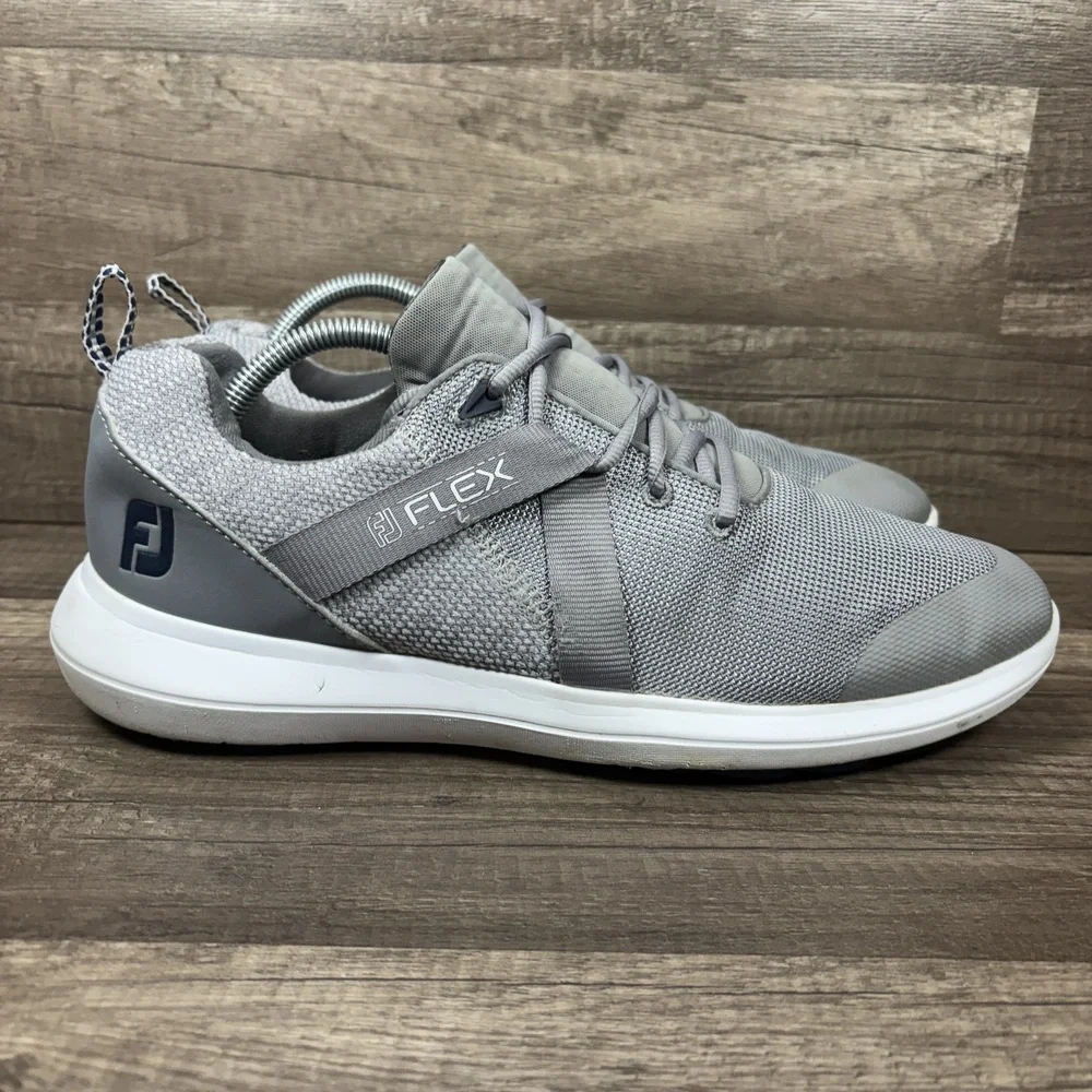 FootJoy FJ Flex Gray Mens US Size 10.5 56106 Golf Shoes